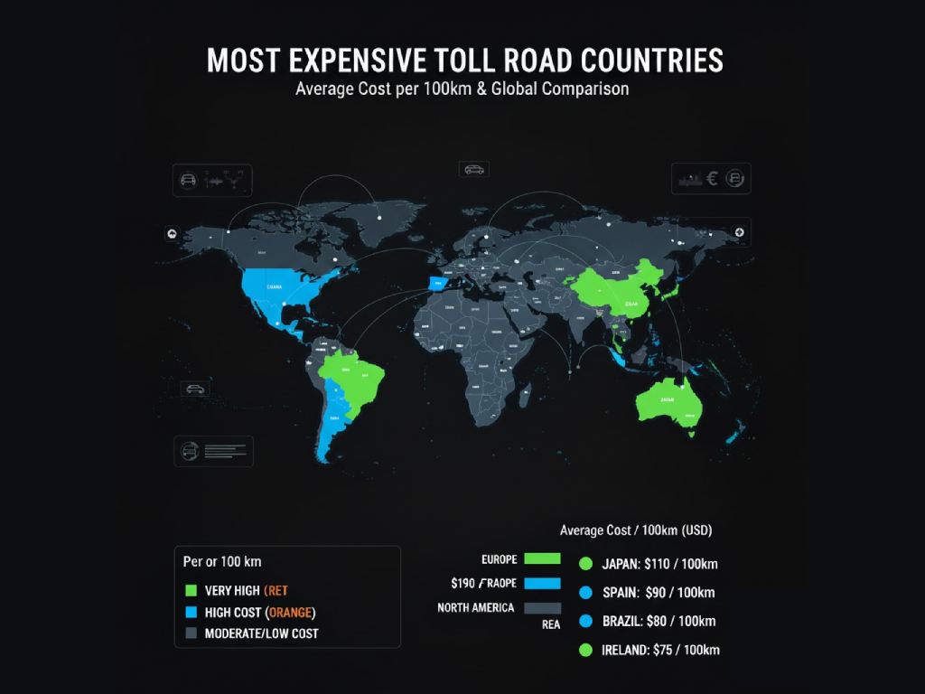 The Most Expensive Toll Countries in 2025: A Ranking and Analysis